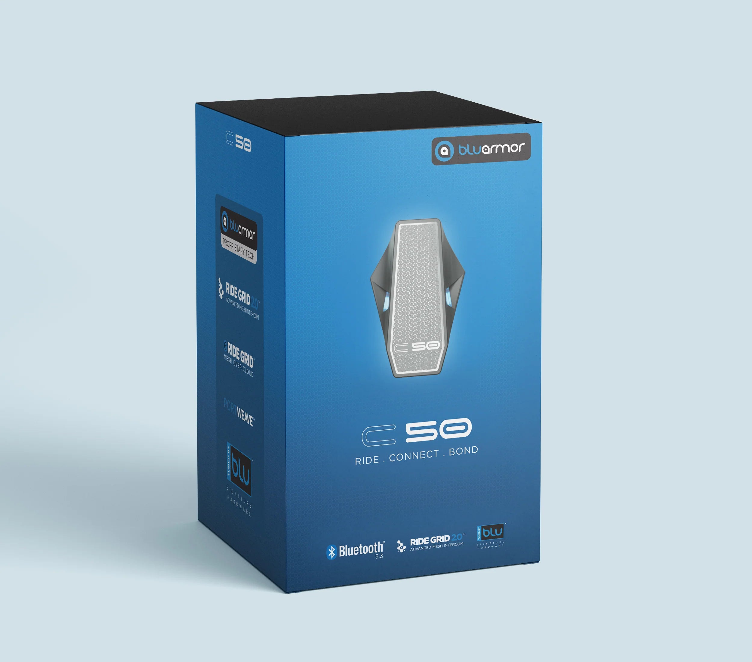 Bluarmor C50 Helmet Intercom – Ultimate Bluetooth Communication for Riders