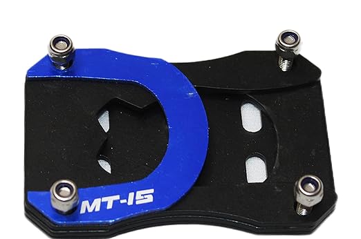 High Quality MS Steel Side Stand Base Extender for YAMAHA MT15