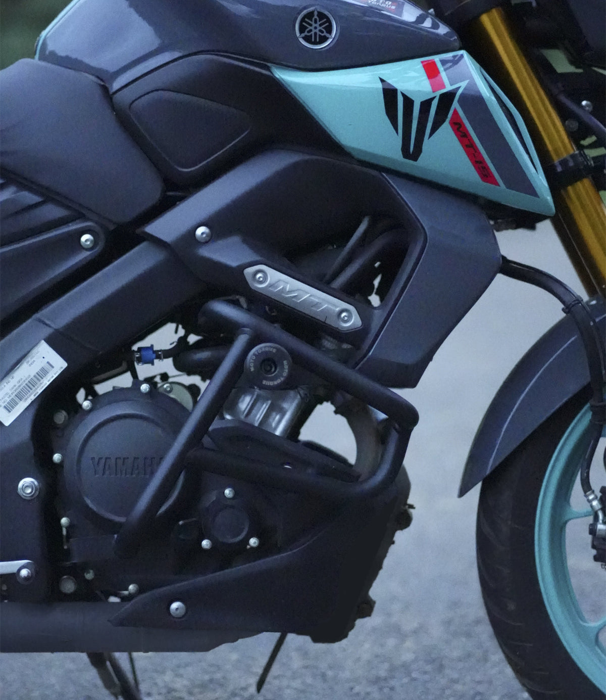 ALPHA- Yamaha MT-15 Crash Guard v2.0 (BLACK) | Moto Torque
