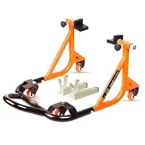 Grand Pitstop Universal Adjustable Rear Paddock Stand – 360° Dismantlable with Swingarm Rest