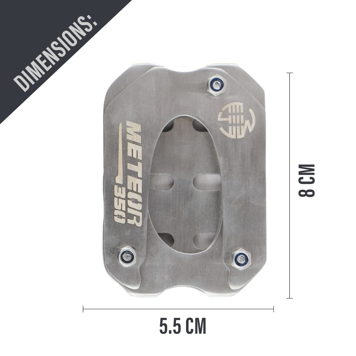 High Quality MS Steel Side Stand Base Extender for RE METEOR 350