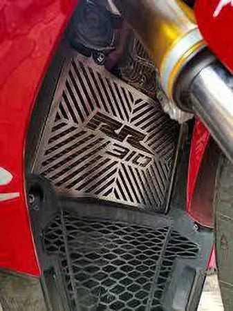 Radiator Guard Grill For BMW/TVS APACHE RR310 (SILVER)