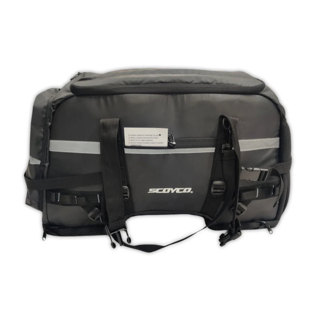 Solace Talon 100% Waterproof Tail Bag – 72L | Ultimate Touring Companion
