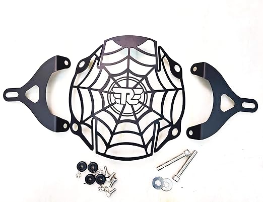 Bike/Motorcycle Front Headlight Grill Protector Guard Cover/Jali Compatible with Royal Enfield Meteor, Reborn,Interceptor