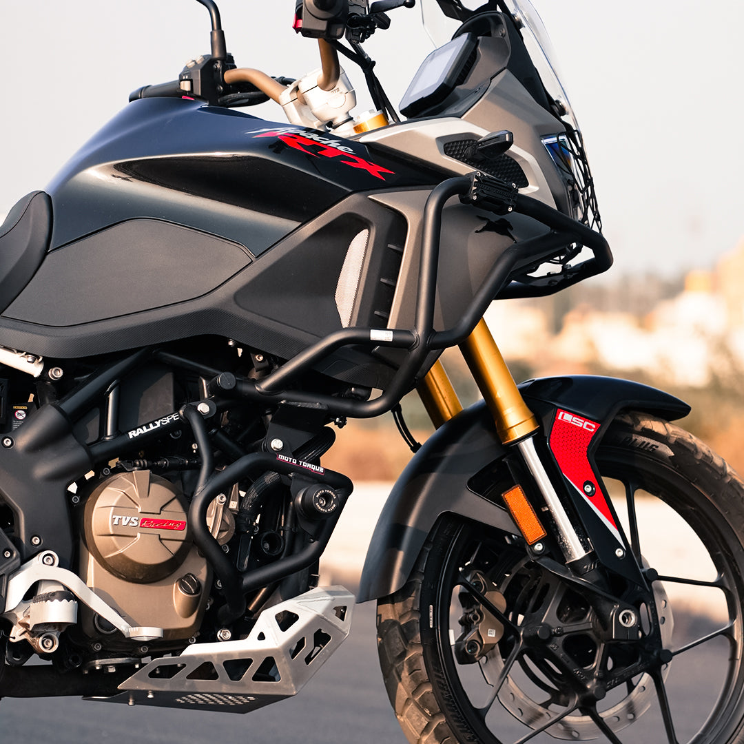 STALLION CRASH GUARD FOR TVS APACHE RTX 300 | Moto Torque