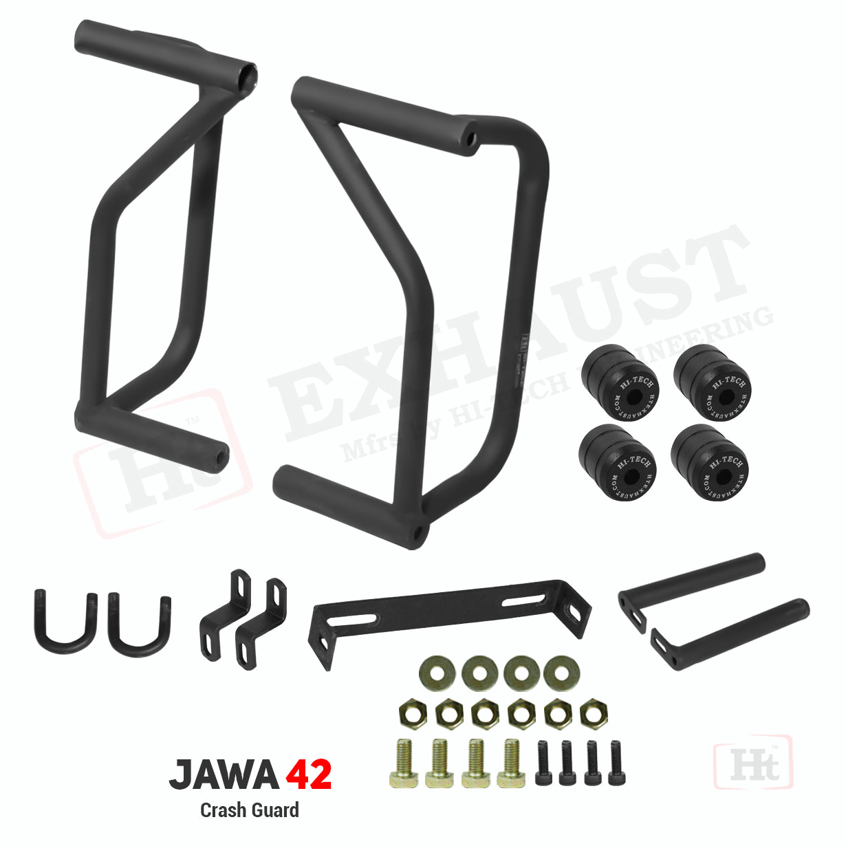 Hi-Tech Crash Guard for Jawa Motorcycles – Maximum Protection & Classic Styling
