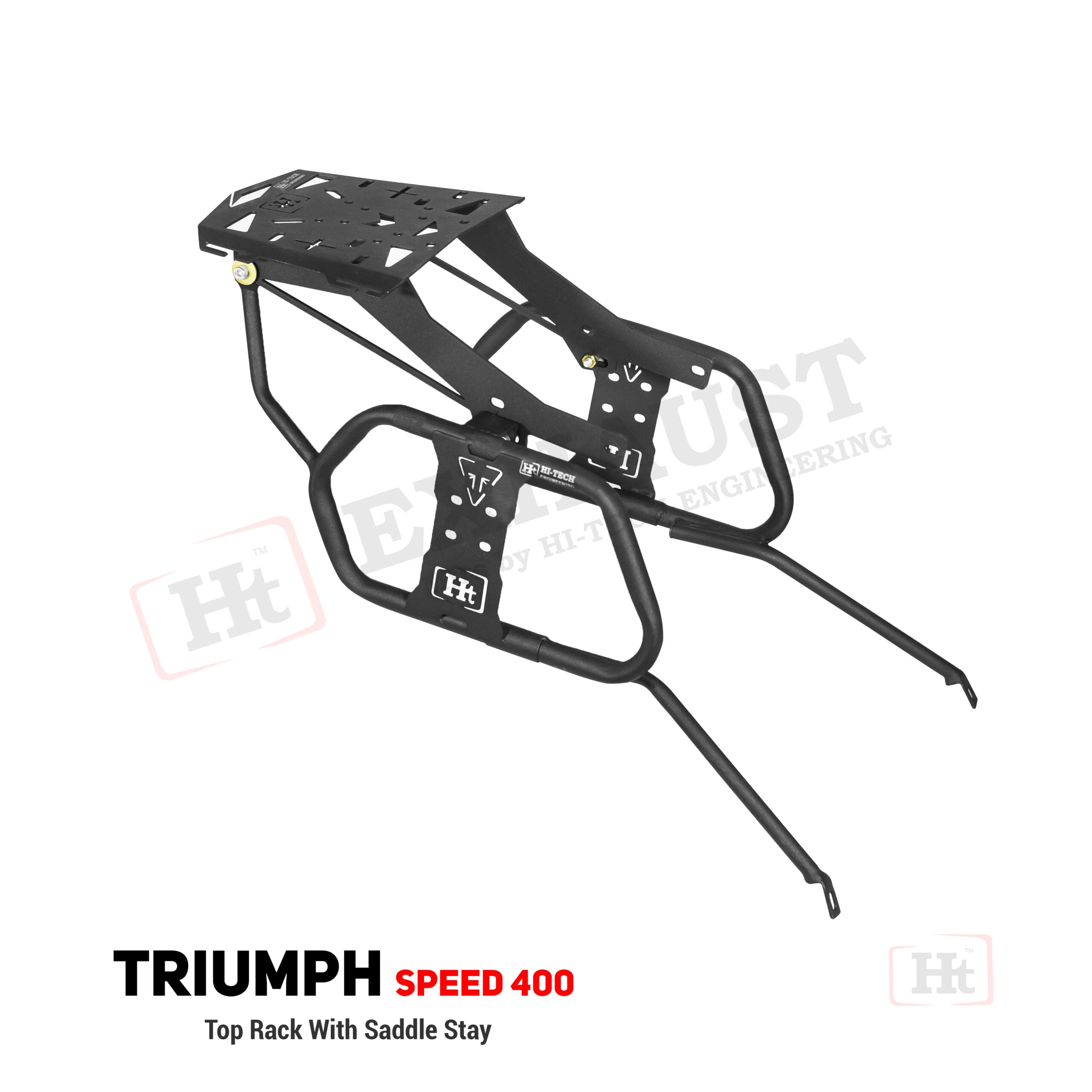 Saddle Stay Hi-Tech Triumph with Top Rack – Versatile Luggage Carrier