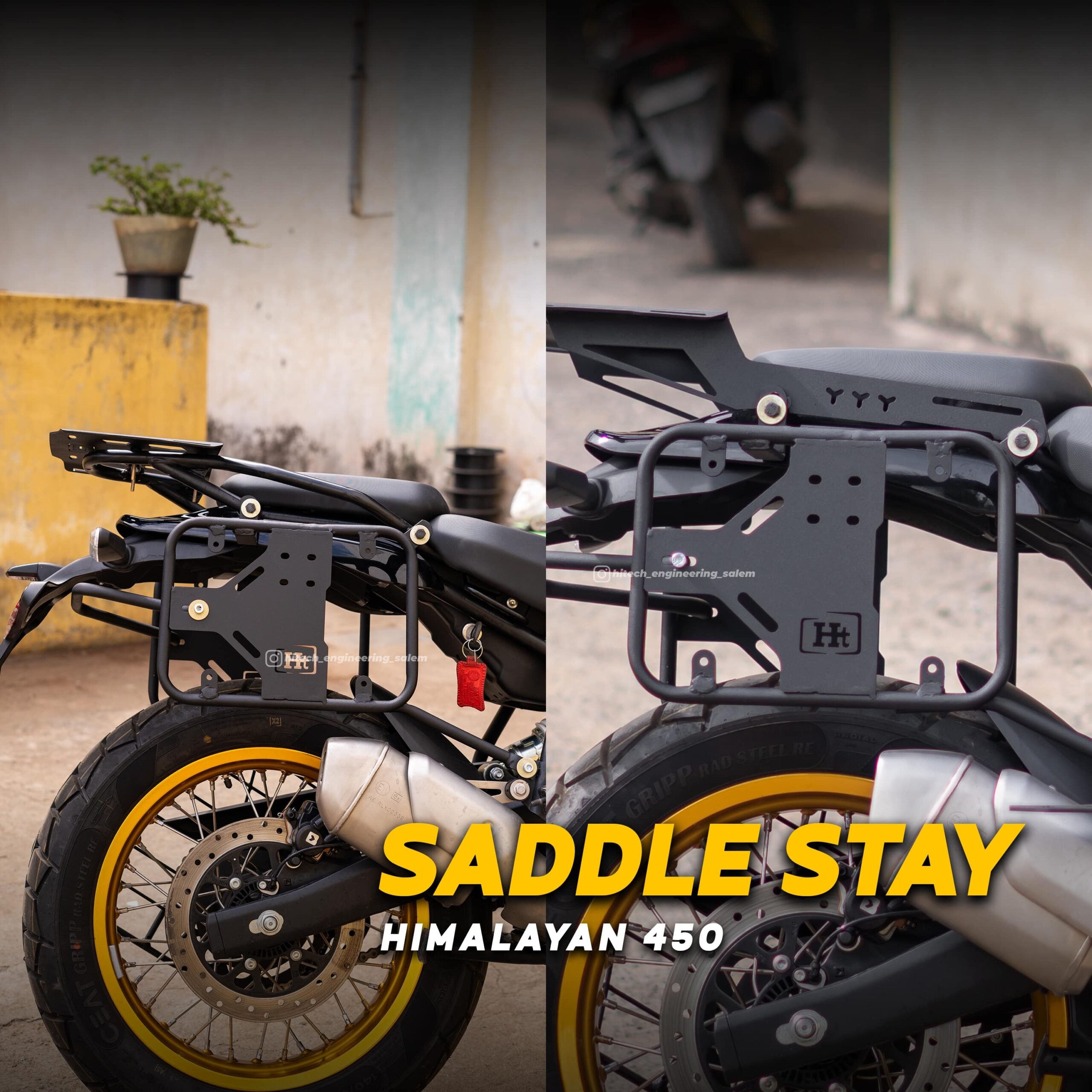 Hi-Tech Saddle Stay for Royal Enfield Himalayan 450 – Ultimate Luggage Support for Adventure Riders