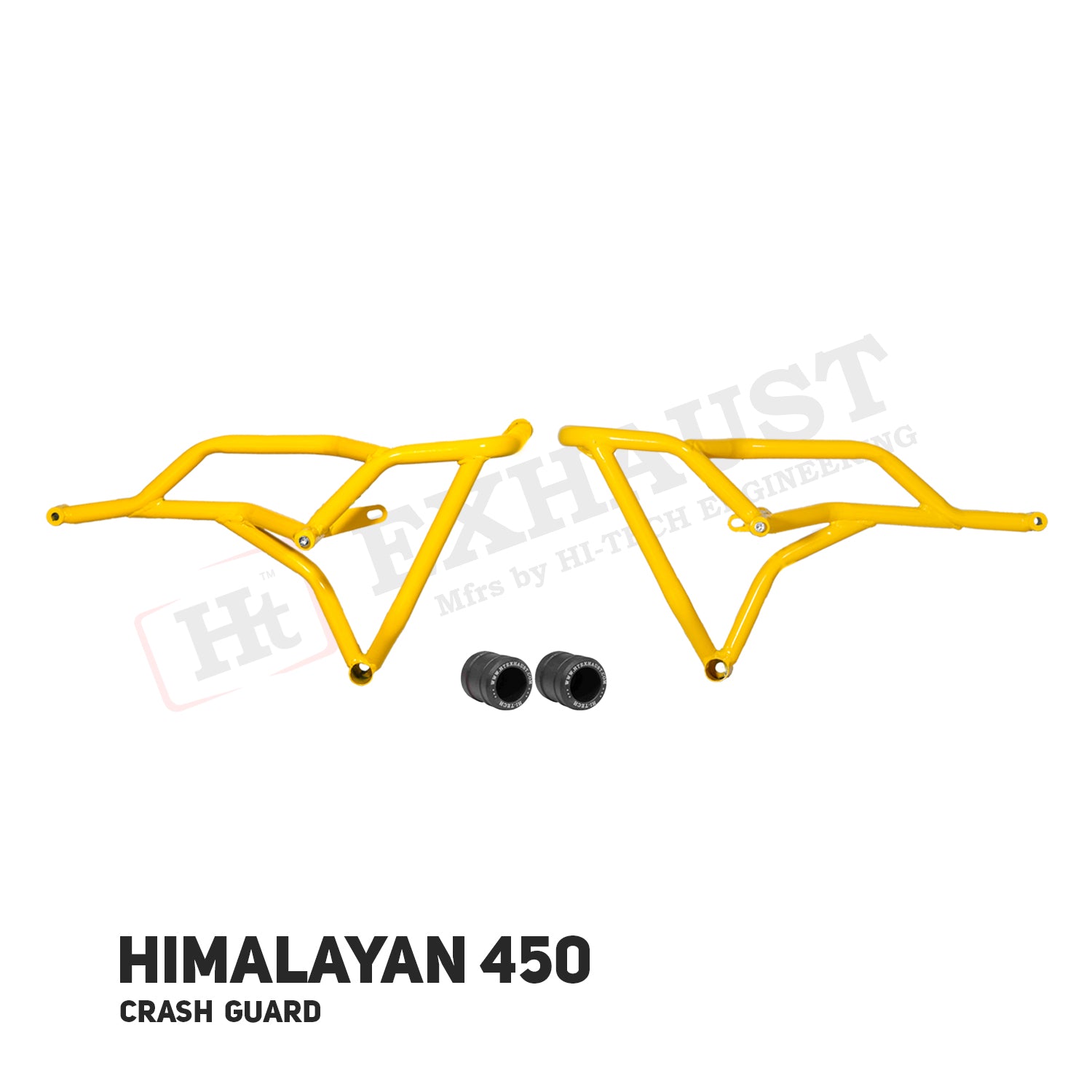 Hi-Tech Crash Guard for Royal Enfield Himalayan 450 – Yellow