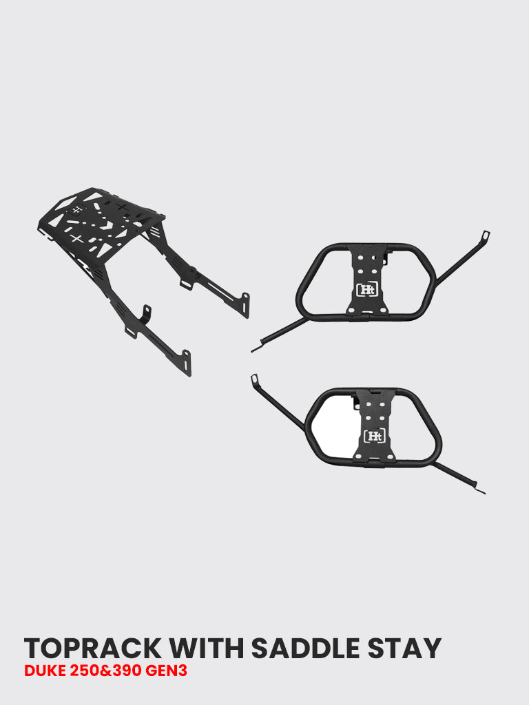 Saddle Stay Hi-Tech with Top Rack – KTM Duke 390 Gen3