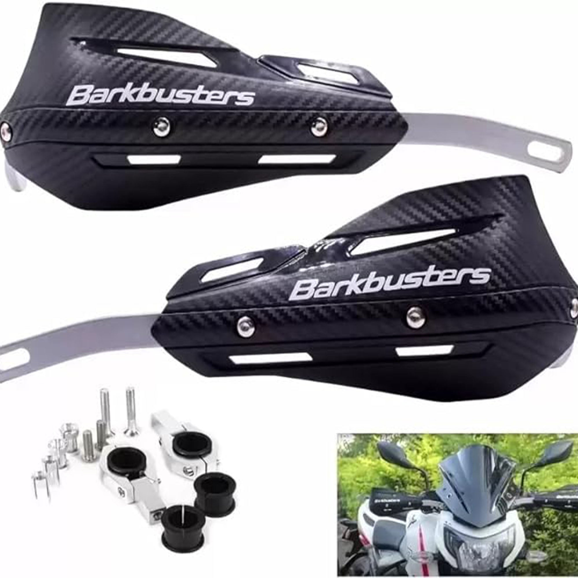 Universal Knuckle Guard/Hand Protector Heavy (Black)