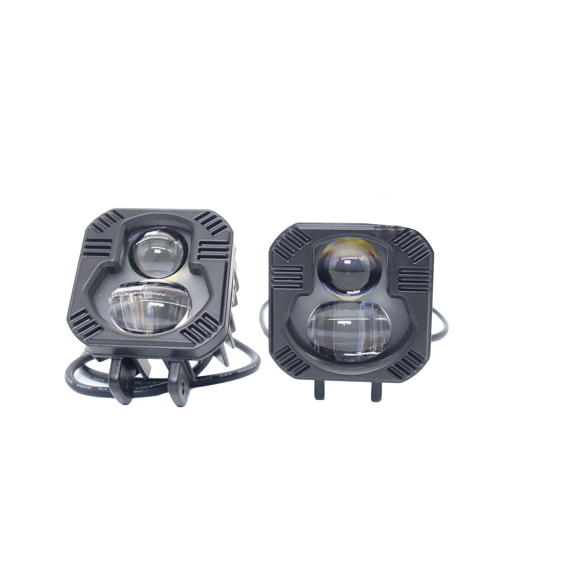 80 W 2 LED HJG Dual FOG Lamp/Light, Fog Light for Bikes/Car/Jeep/Thar/SUV for Off Road driving (Set of 2)
