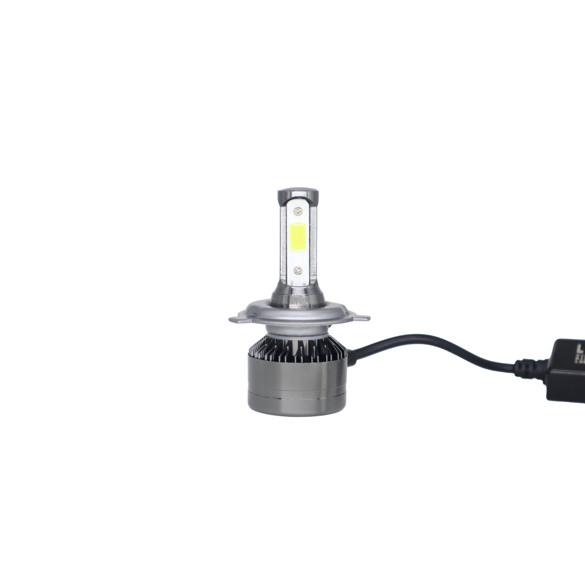 Moto Genius 60W H4 NIGHT EYE LED Headlight – White Light with Cooling Fan (18 Months Warranty)