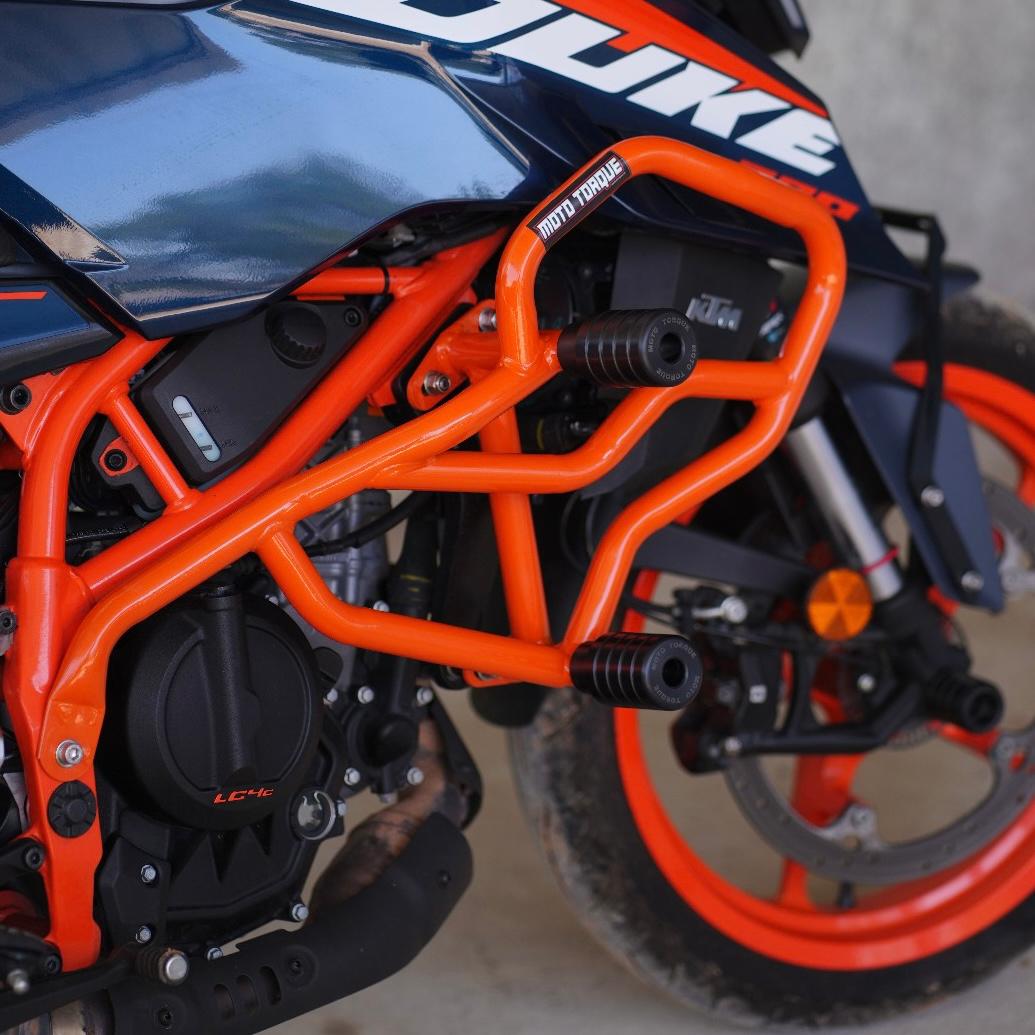 Thor Crash Guard(Orange) For duke 250/390- Gen-3 | Moto Torque