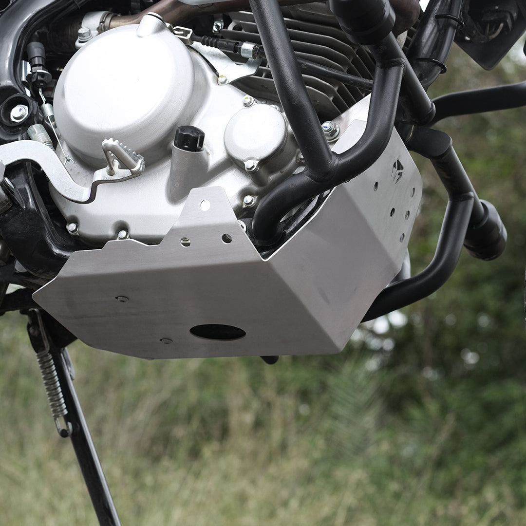 SUMP GUARD ALUMINIUM v.1 FOR KAWASAKI KLX 230 (Compitable only with Moto Torque Crash Guard)