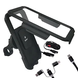 BOBO BM11H PRO Bike Phone Holder with Vibration Controller & 15W Wireless Charging – The Ultimate Secure & Waterproof Mobile Mount