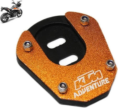 High Quality MS Steel Side Stand Base Extender for  KTM ADVENTURE