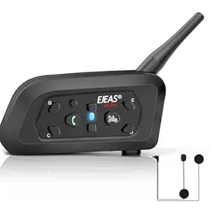 Ejeas Intercom V6 Pro+ Motorcycle Helmet Bluetooth Earphone – Ride with Clarity & Comfort