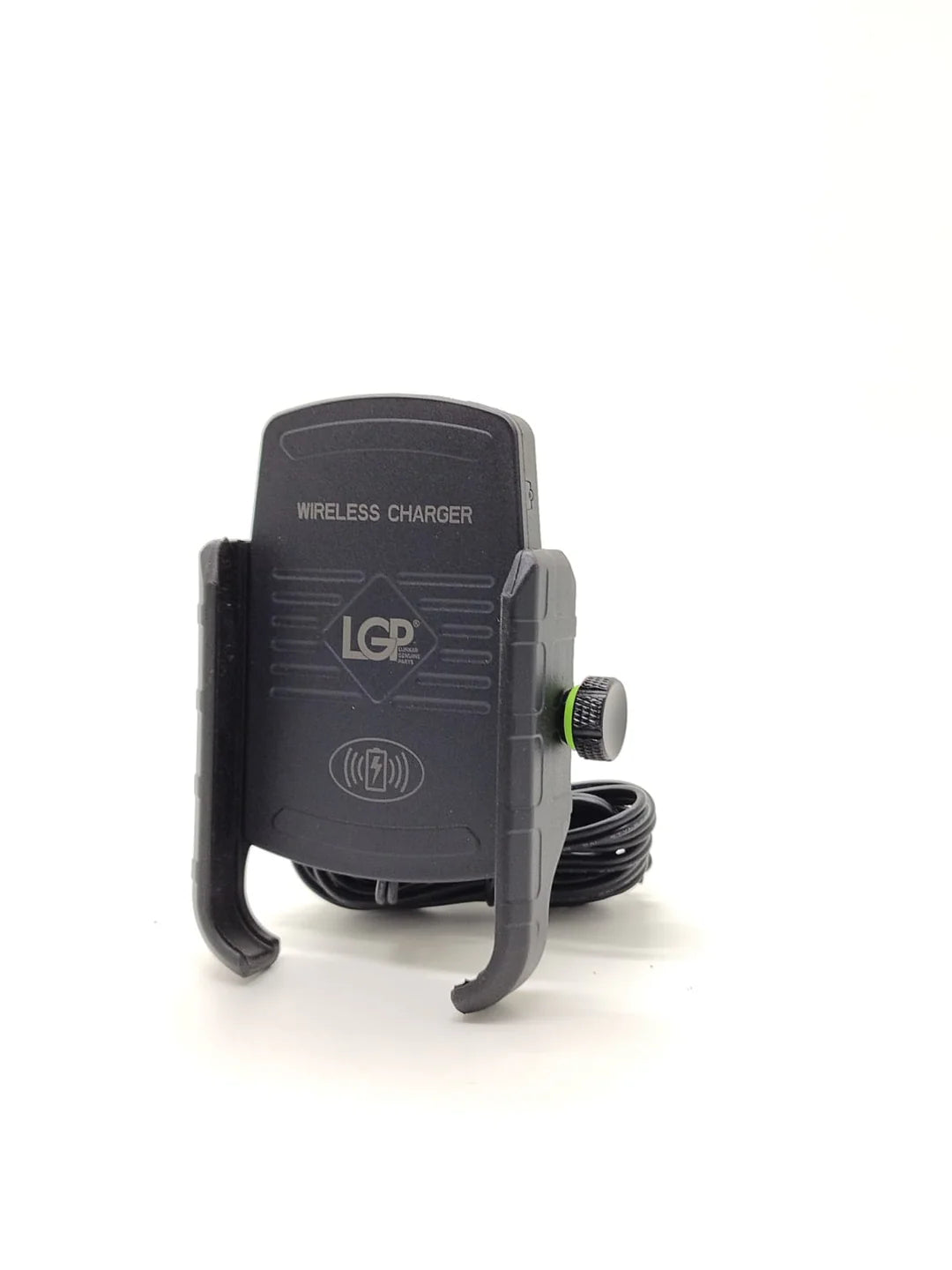 LGP Universal Phone Holder with 15W Wireless Charger (M9) – Secure & Fast Charging for Riders