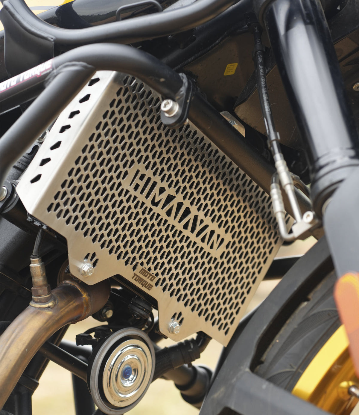 HIMALAYAN 450 - RADIATOR GUARD (SS) | Moto Torque