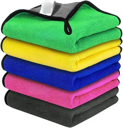 Assorted Microfiber Cloth – Premium Cleaning for Cars & Bikes