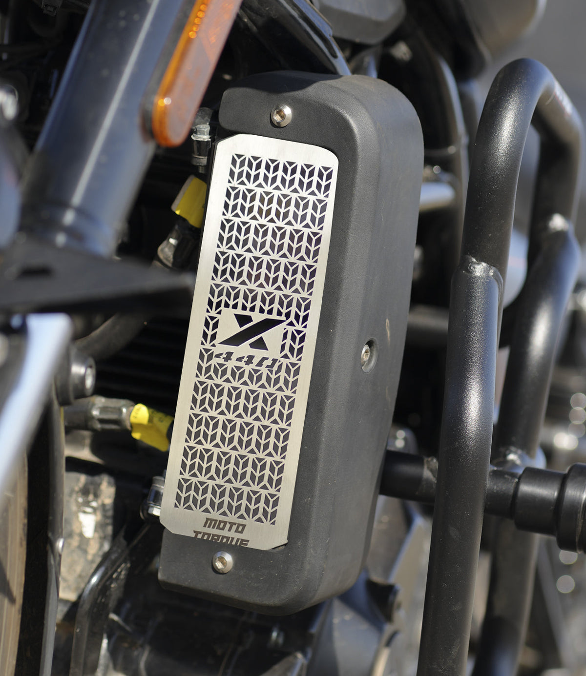 HARLEY 440X - RADIATOR GUARD (SS) | Moto Torque