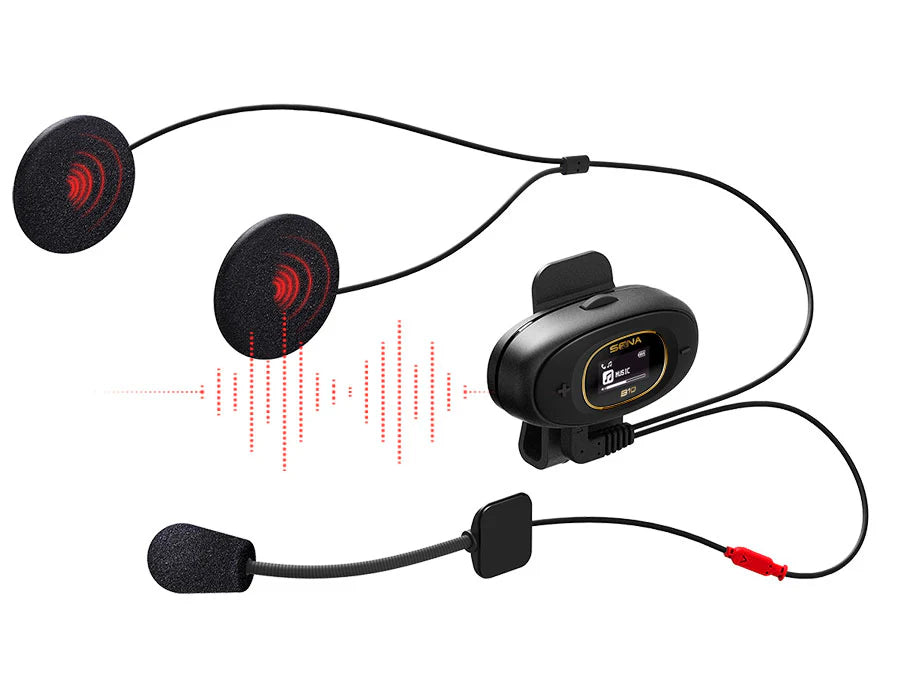 Sena B10 Motorcycle Bluetooth Communication System – Simplified Connectivity for Riders