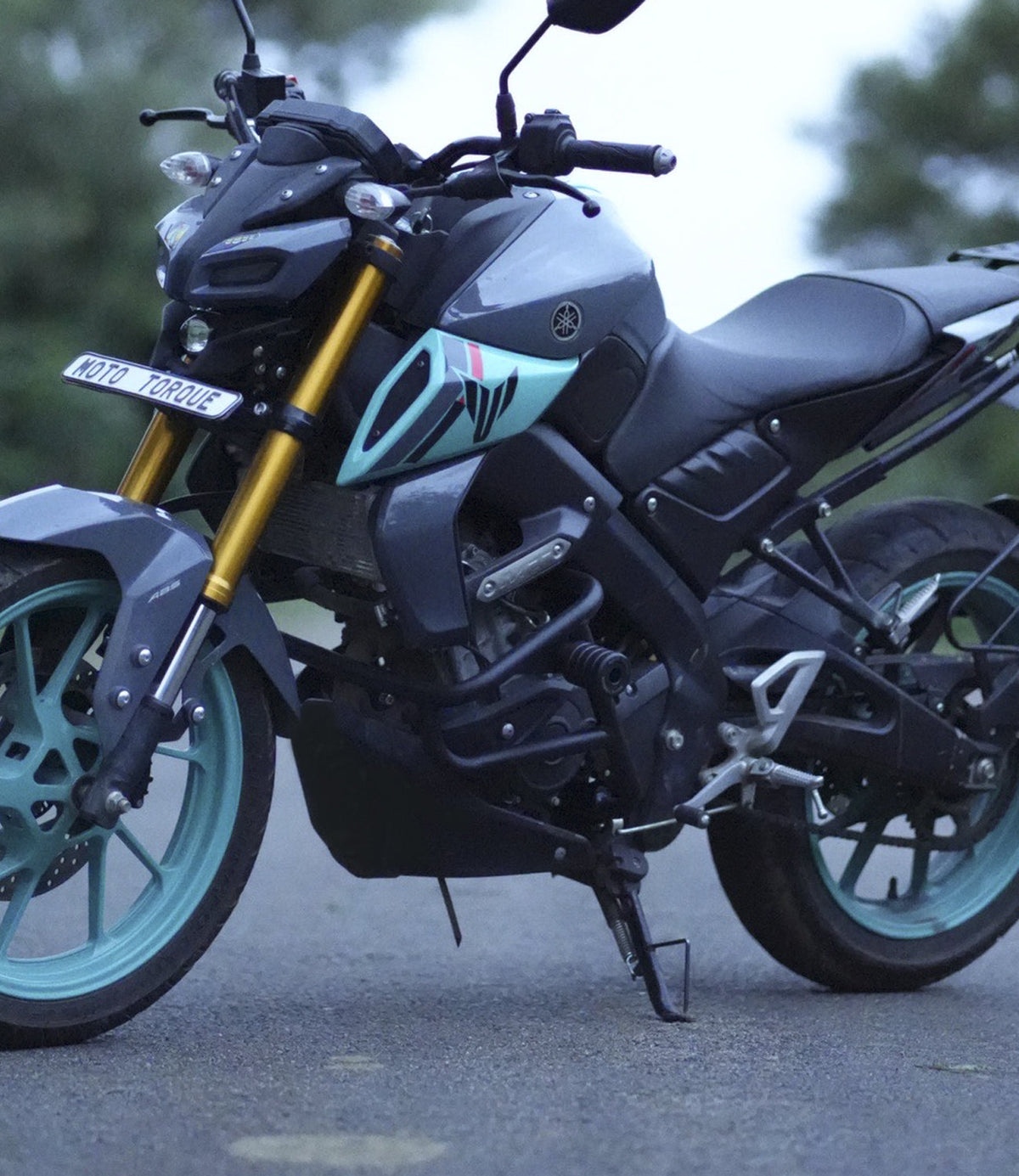 ALPHA- Yamaha MT-15 Crash Guard v2.0 (BLACK) | Moto Torque