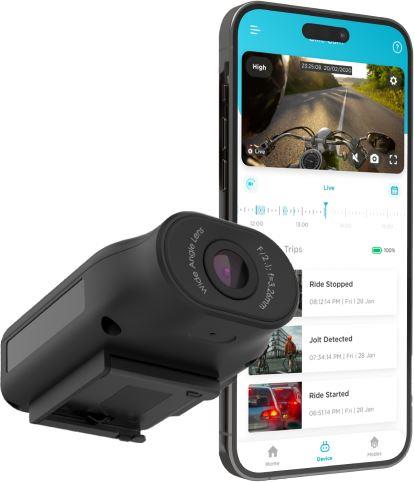 Qubo Bike Cam Pro by Hero Group Smart Bike Action Camera  – 2K Resolution Dash Camera| Night Vision | 2000mAh Battery