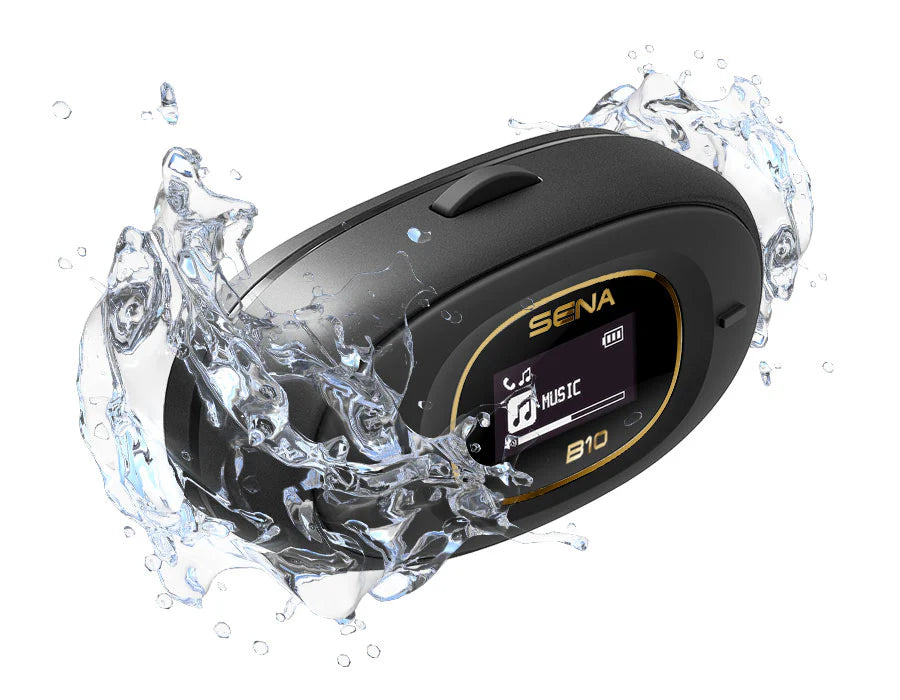 Sena B10 Motorcycle Bluetooth Communication System – Simplified Connectivity for Riders