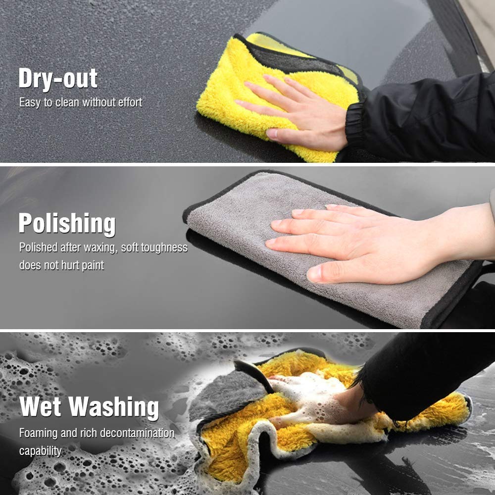 Premium 850 GSM Microfiber Cloth – Ultra-Thick, Super Absorbent & Scratch-Free