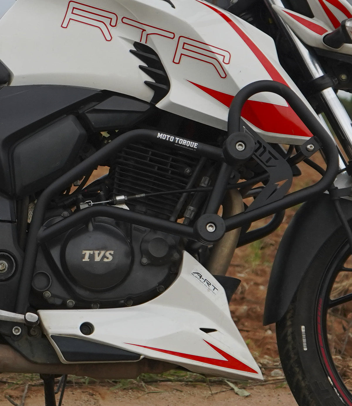 TVS APACHE RTR 200 4v CRASH GUARD | Moto Torque