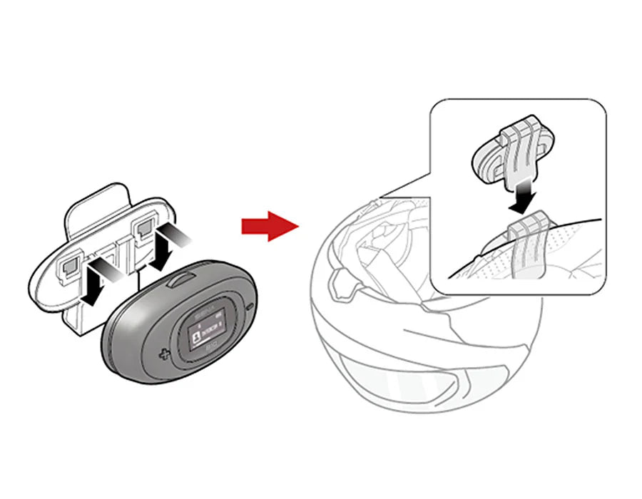 Sena B10 Motorcycle Bluetooth Communication System – Simplified Connectivity for Riders