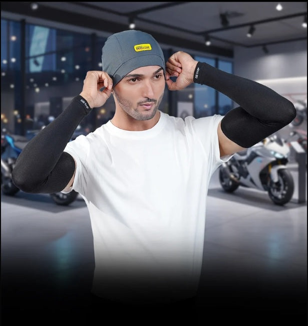 66BHP Skull Cap Air Flex – Ultra-Light Cooling Helmet Liner | Premium Spandex Comfort & Breathable Fit