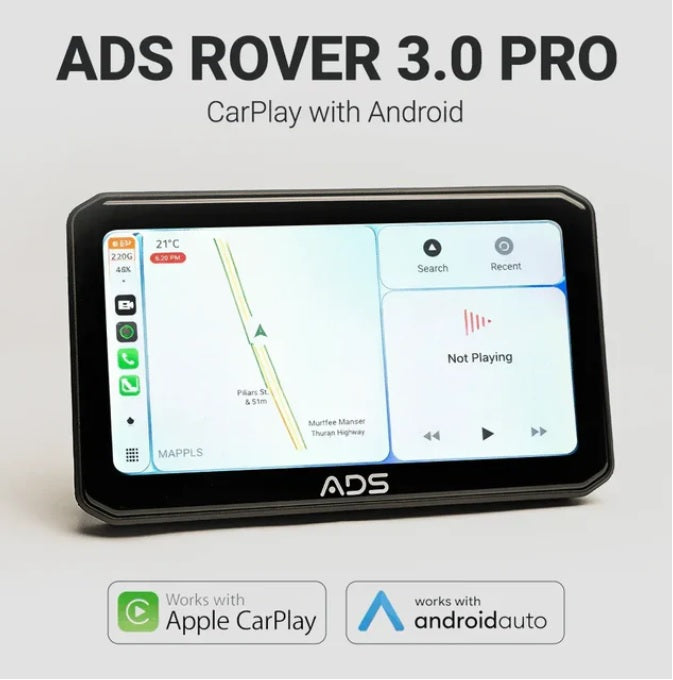 ADS Rover 3.0 Pro - 5" Motorcycle CarPlay