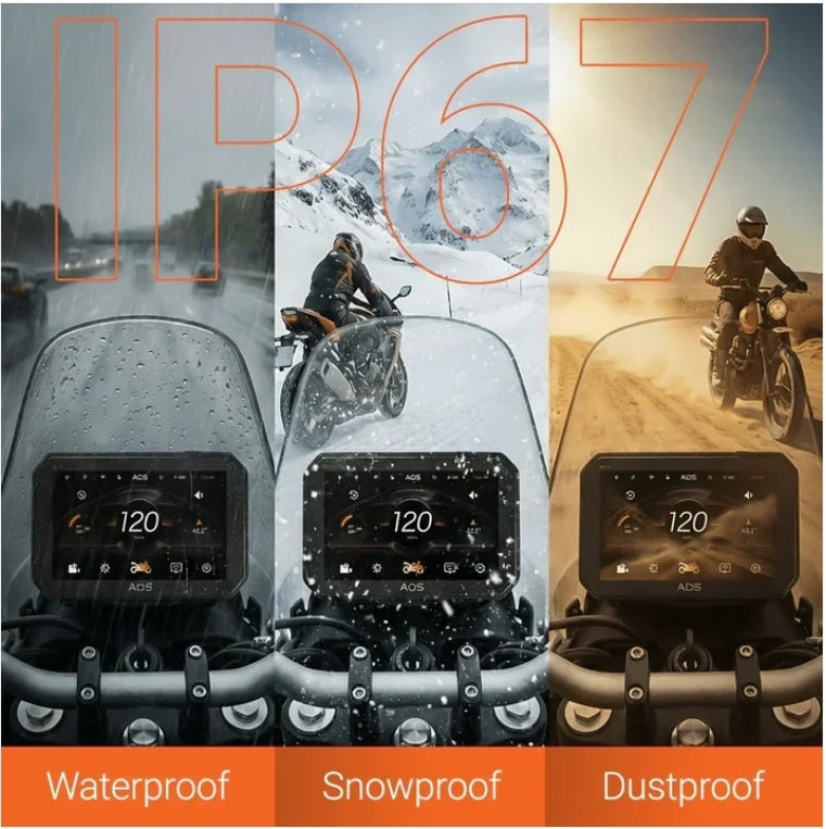 ADS Rover 3.0 Pro - 5" Motorcycle CarPlay