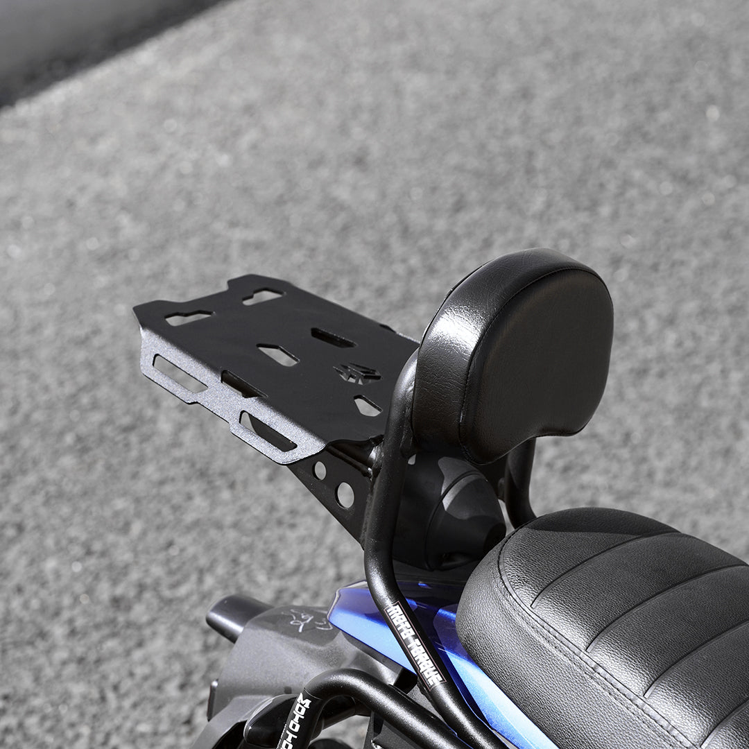 BACK CARRIER WITH BACK REST FOR YAMAHA XSR 155 | Moto Torque