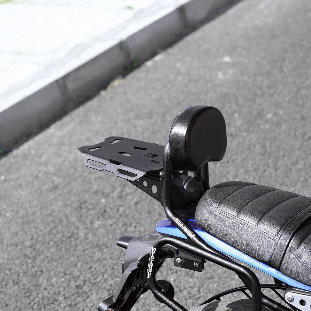 BACK CARRIER WITH BACK REST FOR YAMAHA XSR 155 | Moto Torque