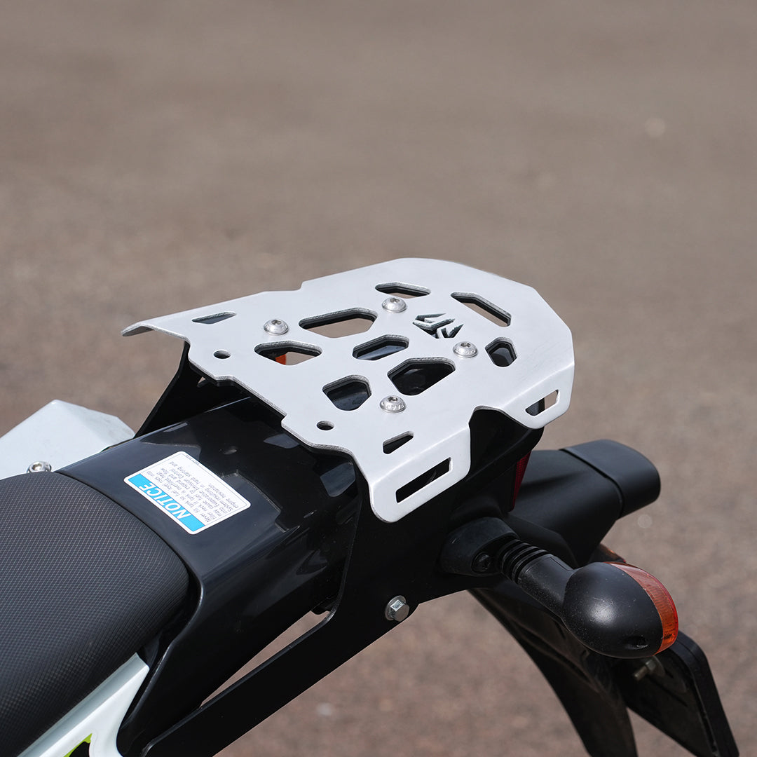 ALUMINIUM TOP PLATE WITH MS BACK CARRIER FOR KAWASAKI KLX 230 | Moto Torque