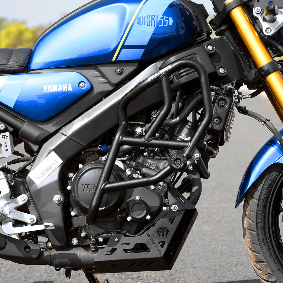CRASH GUARD (BLACK) FOR YAMAHA XSR 155 | Moto Torque