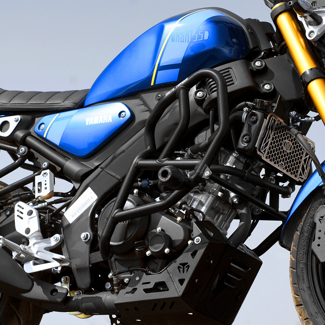 CRASH GUARD (BLACK) FOR YAMAHA XSR 155 | Moto Torque