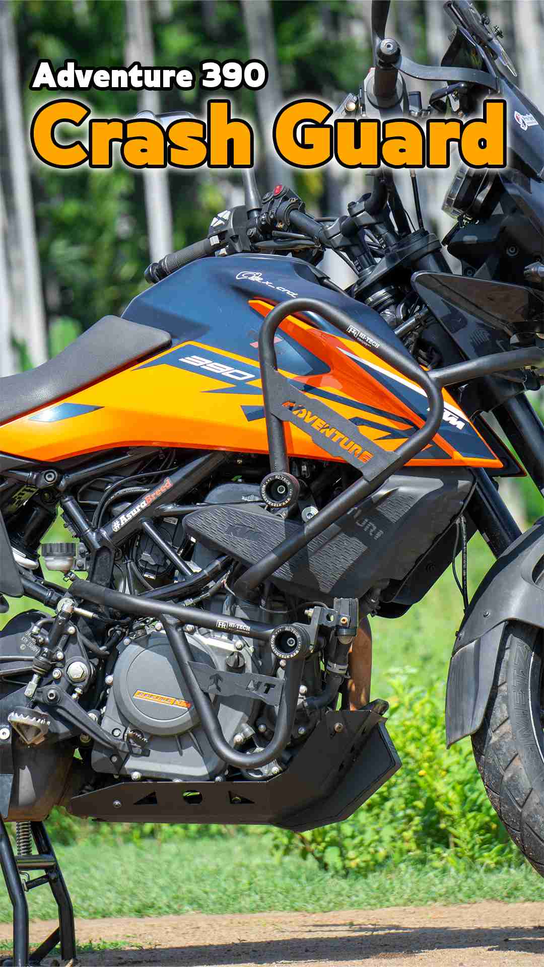 Hi-Tech Crash Guard for KTM Adventure – Maximum Protection & Off-Road Durability
