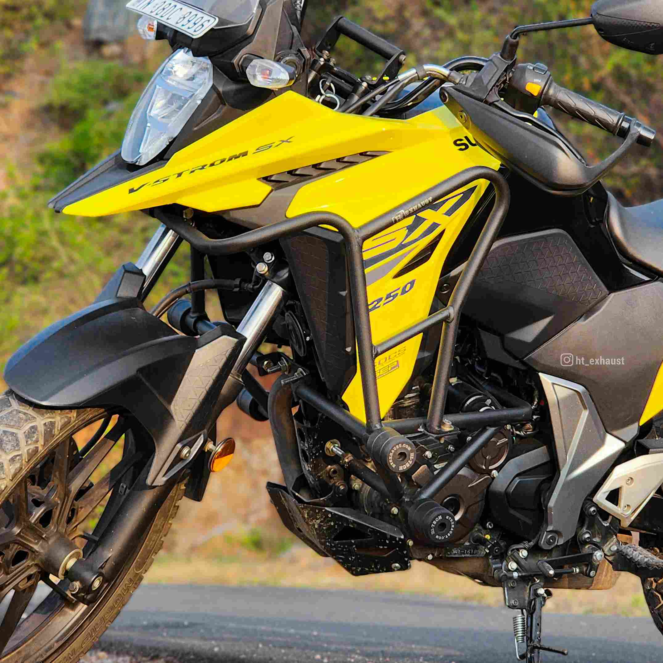Hi-Tech Crash Guard for Suzuki V-Strom SX250 – Ultimate Adventure Protection