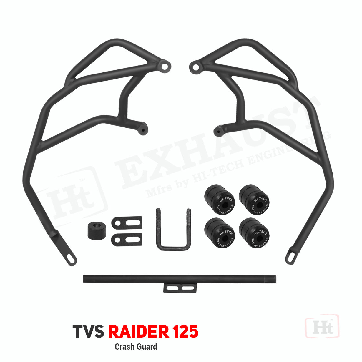 Hi-Tech Crash Guard for TVS Raider – Ultimate Protection & Sporty Design