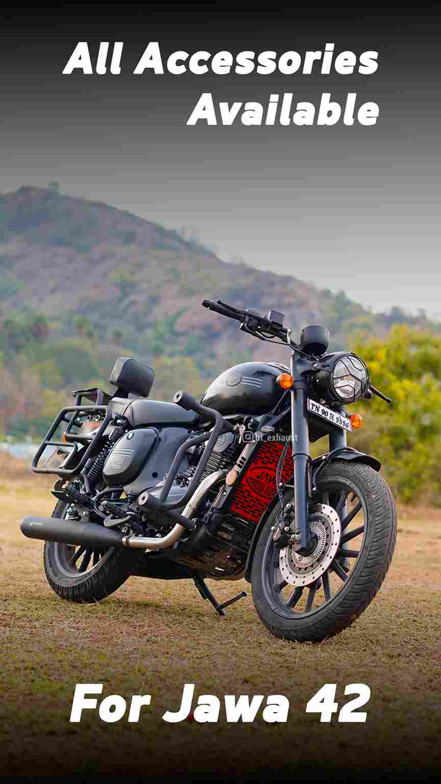 Hi-Tech Crash Guard for Jawa Motorcycles – Maximum Protection & Classic Styling