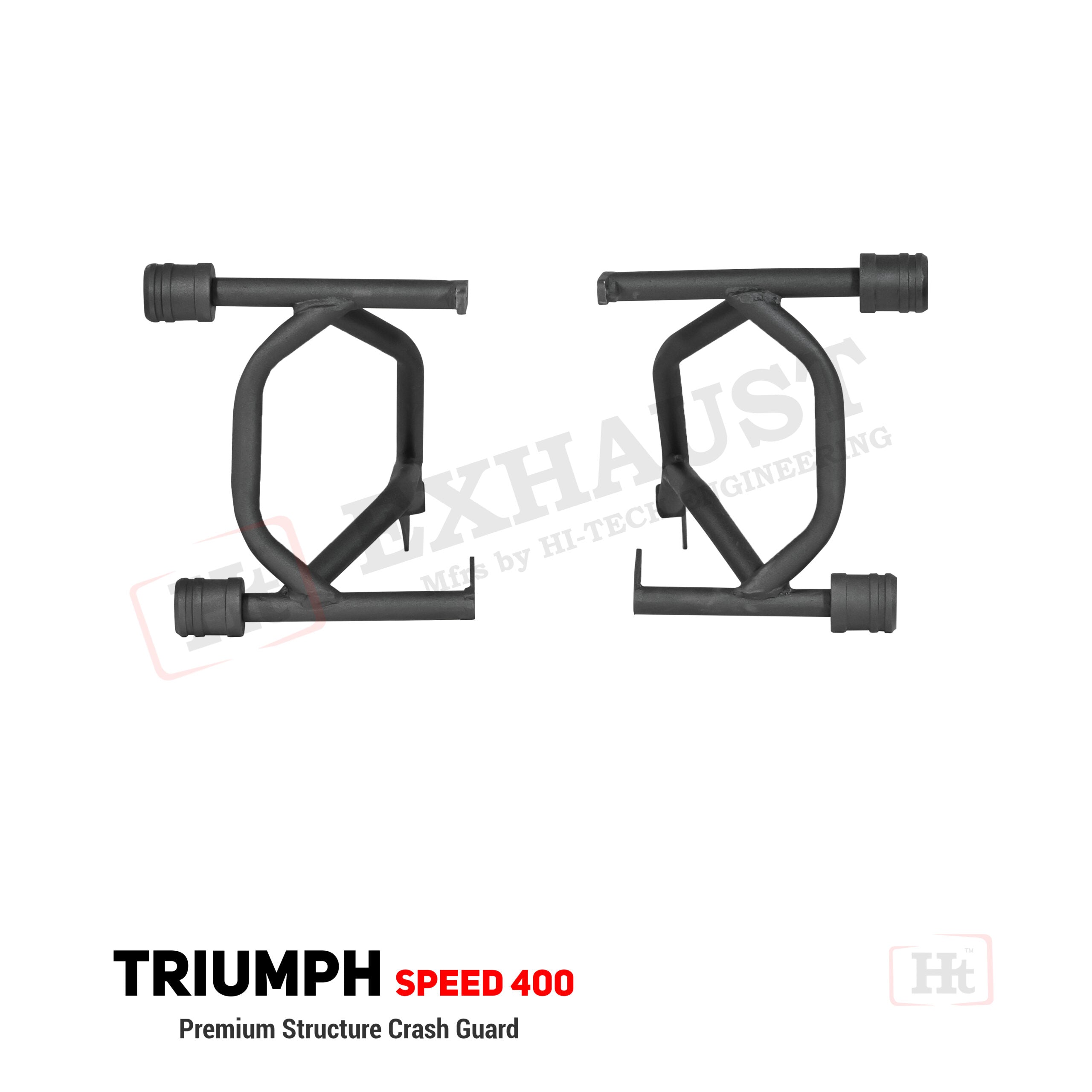 Hi-Tech Crash Guard for Triumph Speed 400 (SB828) – 4-Slider Ultimate Protection