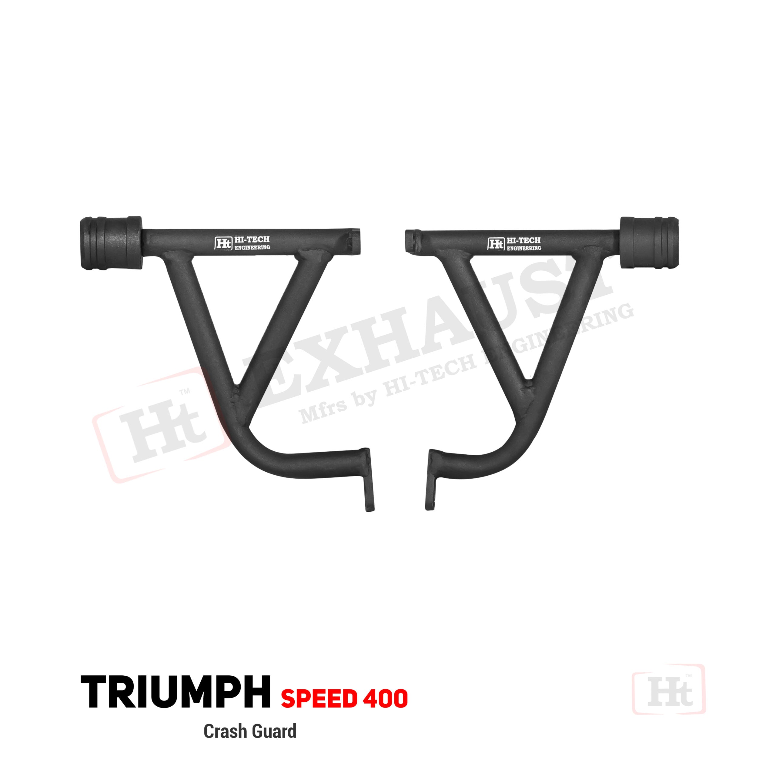 Hi-Tech Crash Guard for Triumph Speed 400 (SB829) – 2-Slider Protection
