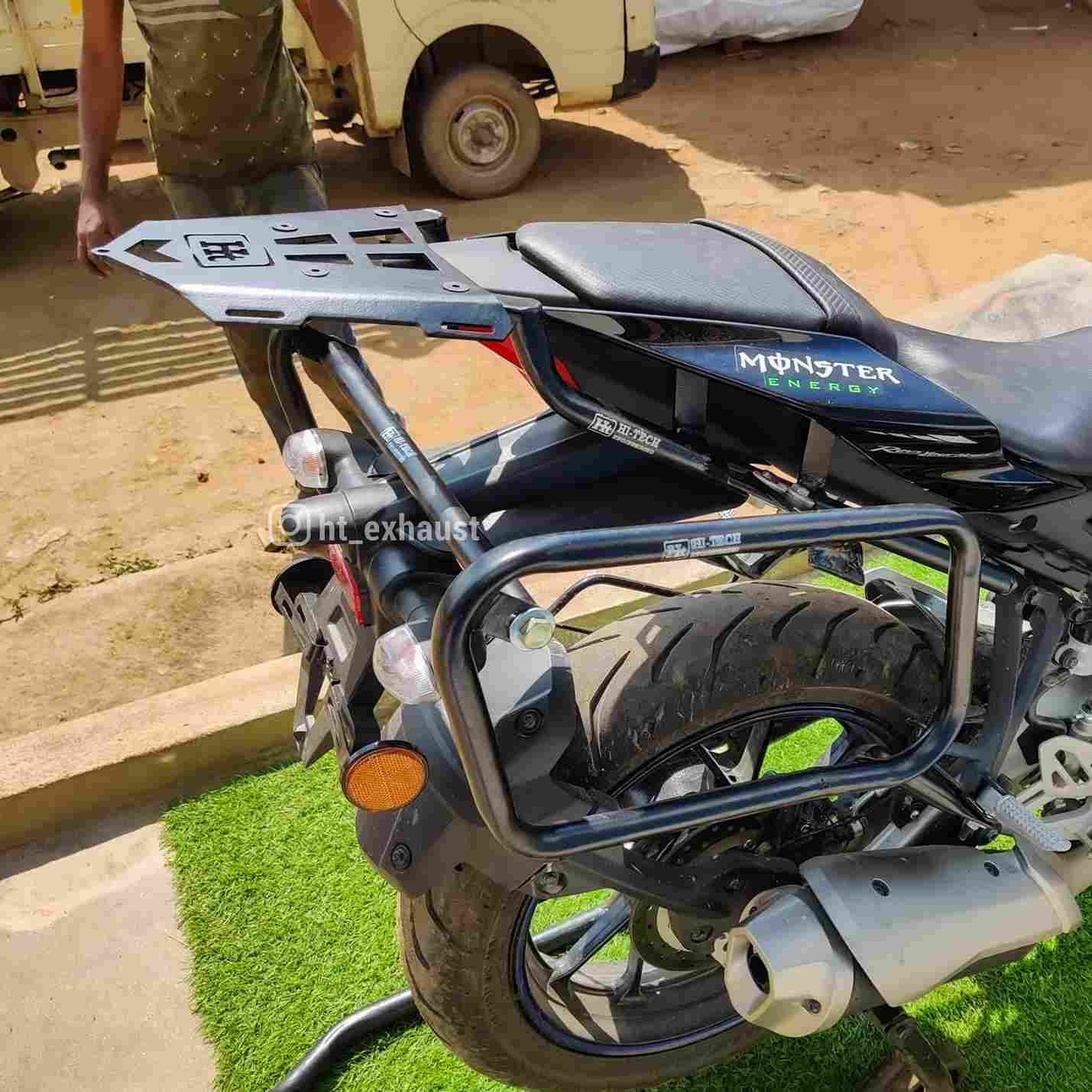 Saddle Stay Hi-Tech with Top Rack – Yamaha R15 V4
