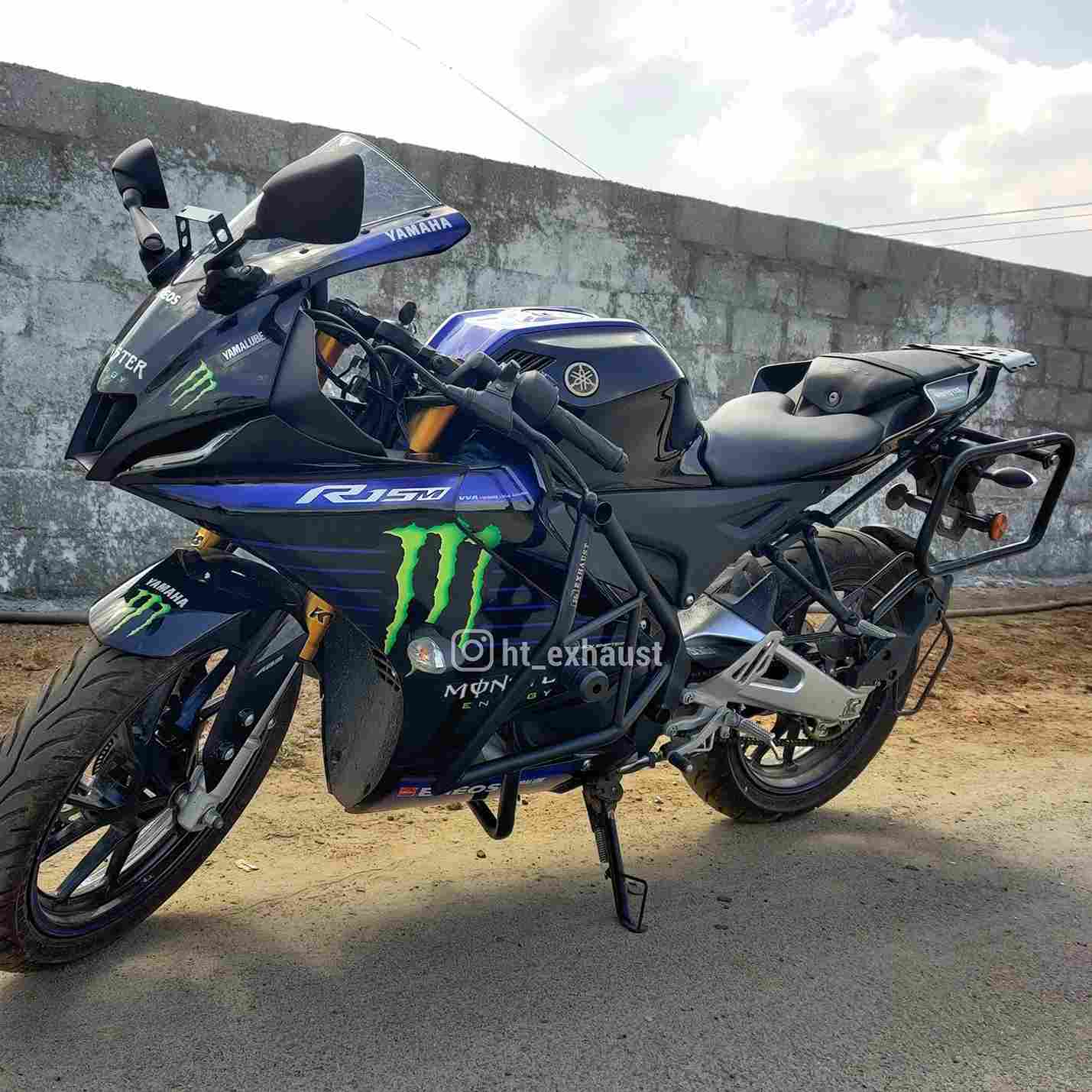 Saddle Stay Hi-Tech with Top Rack – Yamaha R15 V4