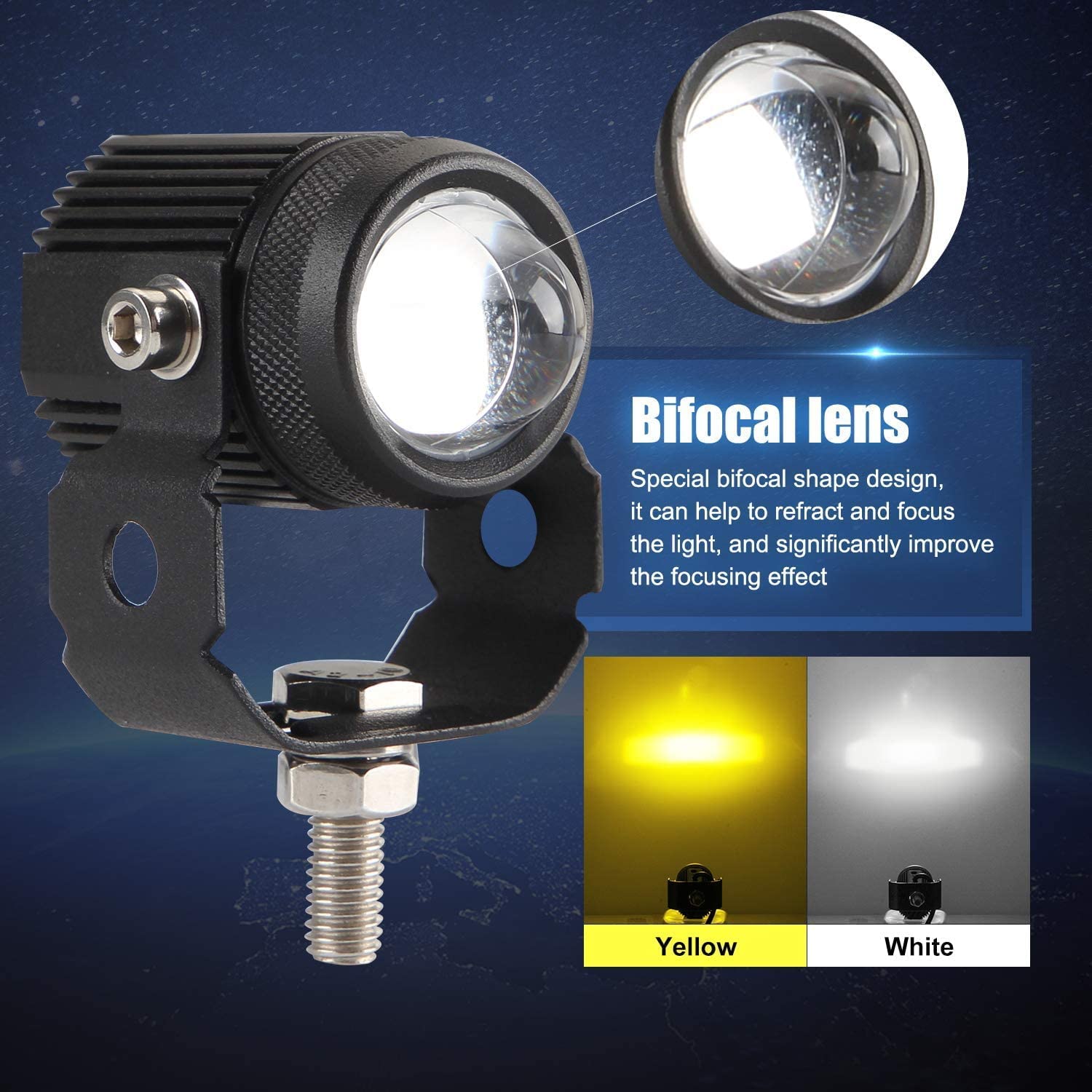 Mini Drive Powerful Fog Light (Original HJG) for Motorbike & Car